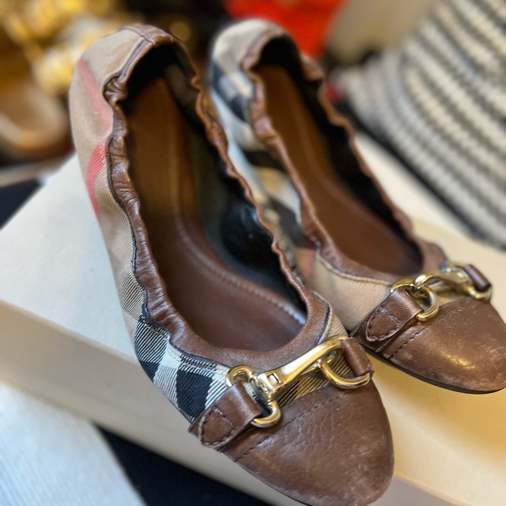 CLOTH BALLET FLATS - Picture 5 of 7